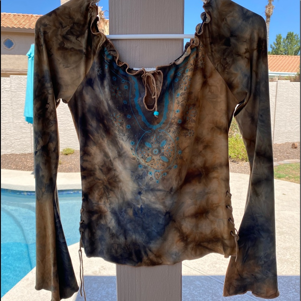 Bell-sleeve Top